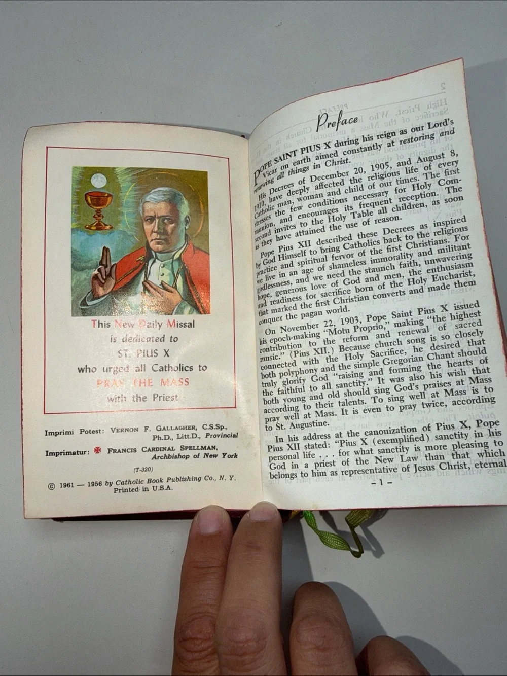 Saint Pius X Daily Missal - Brown